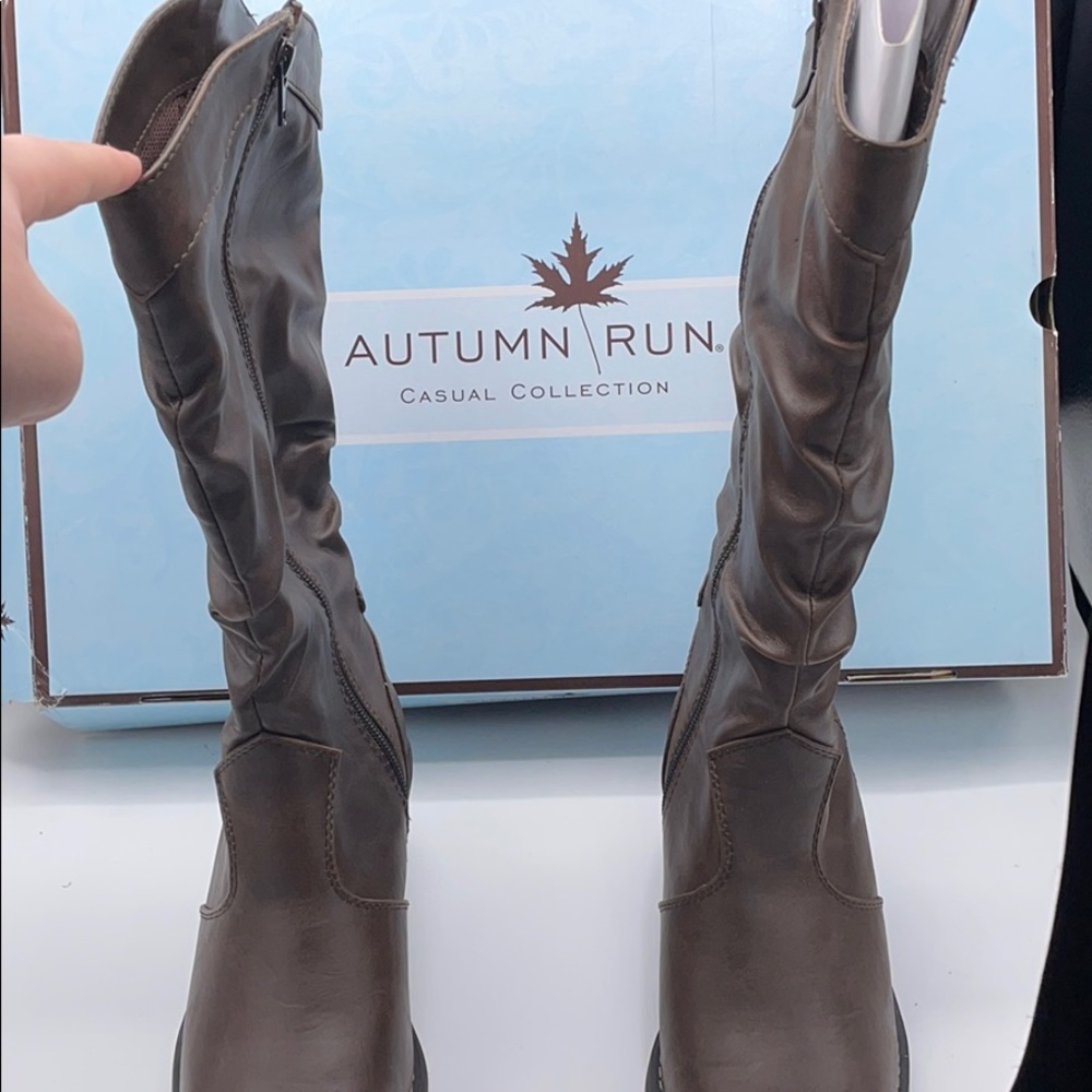Autumn Run Tall Slouch Heeled Boots